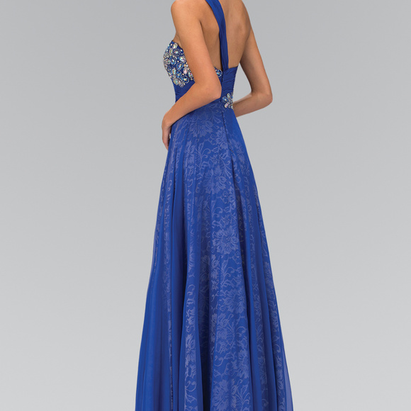 One Shoulder Long Prom Dress - Picture 2 of 3